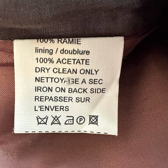 Armand Ventilo Skirt Brown Blue Floral Embroidered Maxi Modest Skirt sz 40=S - Picture 7 of 10